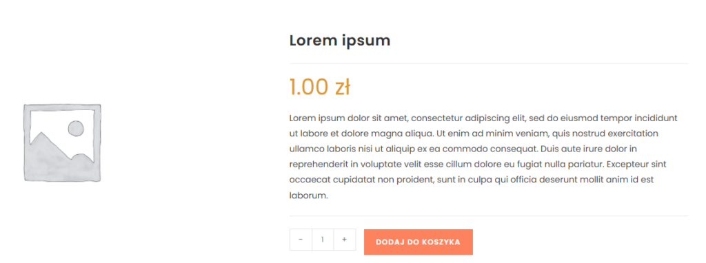 krótki opis produktu w WooCommerce